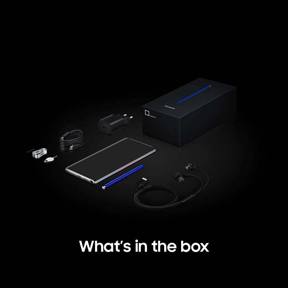 Samsung Galaxy Note10+ 5G Mobile Phone; Sim Free Smartphone - Aura Black,