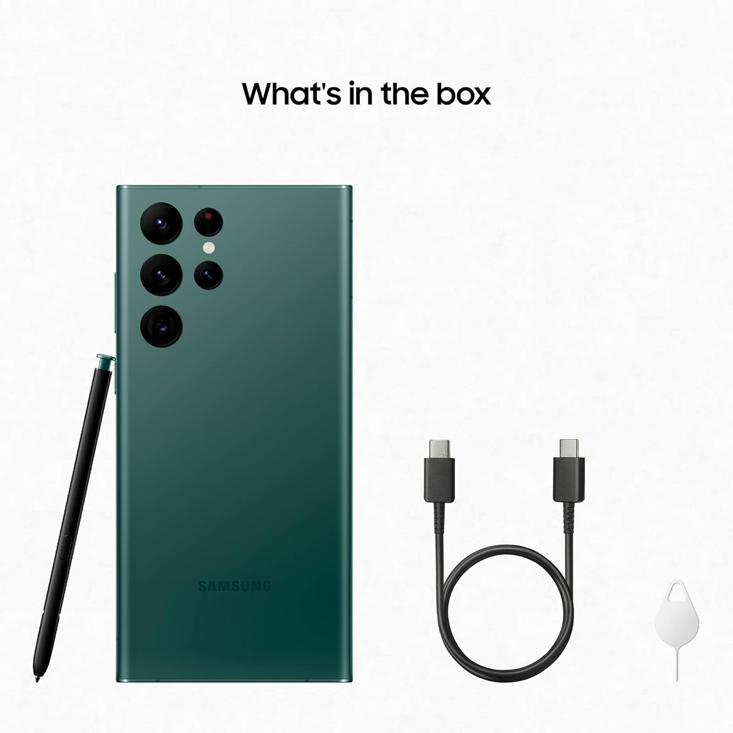 SAMSUNG Galaxy S22 Ultra 5G Mobile Phone 256GB SIM Free Android Smartphone Phantom White - International Version