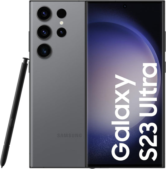 Samsung Galaxy S23 Ultra, 12GB RAM 256GB Phantom Black, UAE Version, 5G Mobile Phone, Dual SIM, Android Smartphone