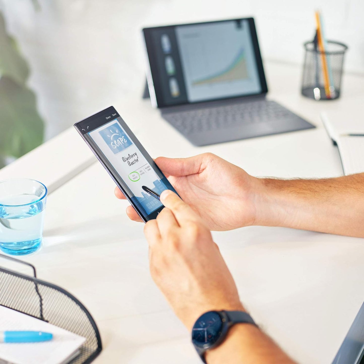 Samsung Galaxy Note10+ 5G Mobile Phone; Sim Free Smartphone - Aura Black,