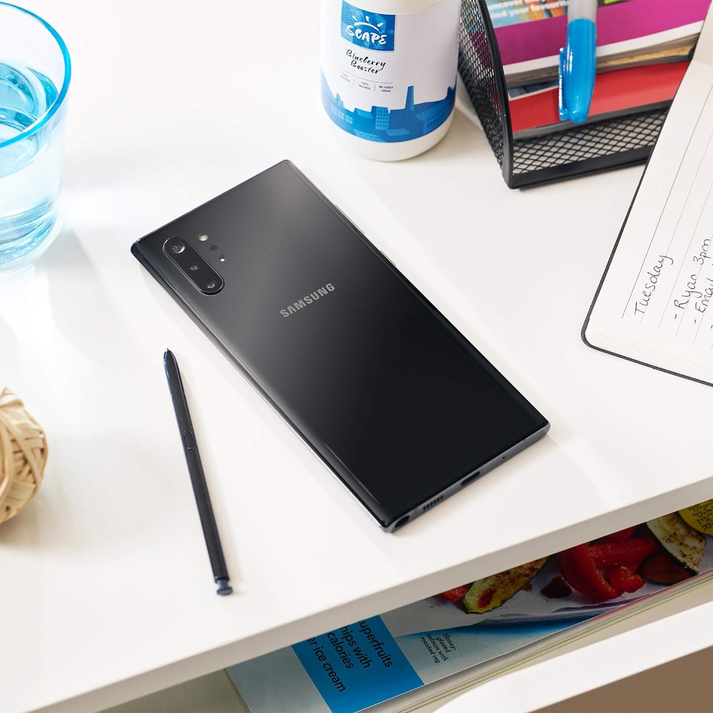 Samsung Galaxy Note10+ 5G Mobile Phone; Sim Free Smartphone - Aura Black,