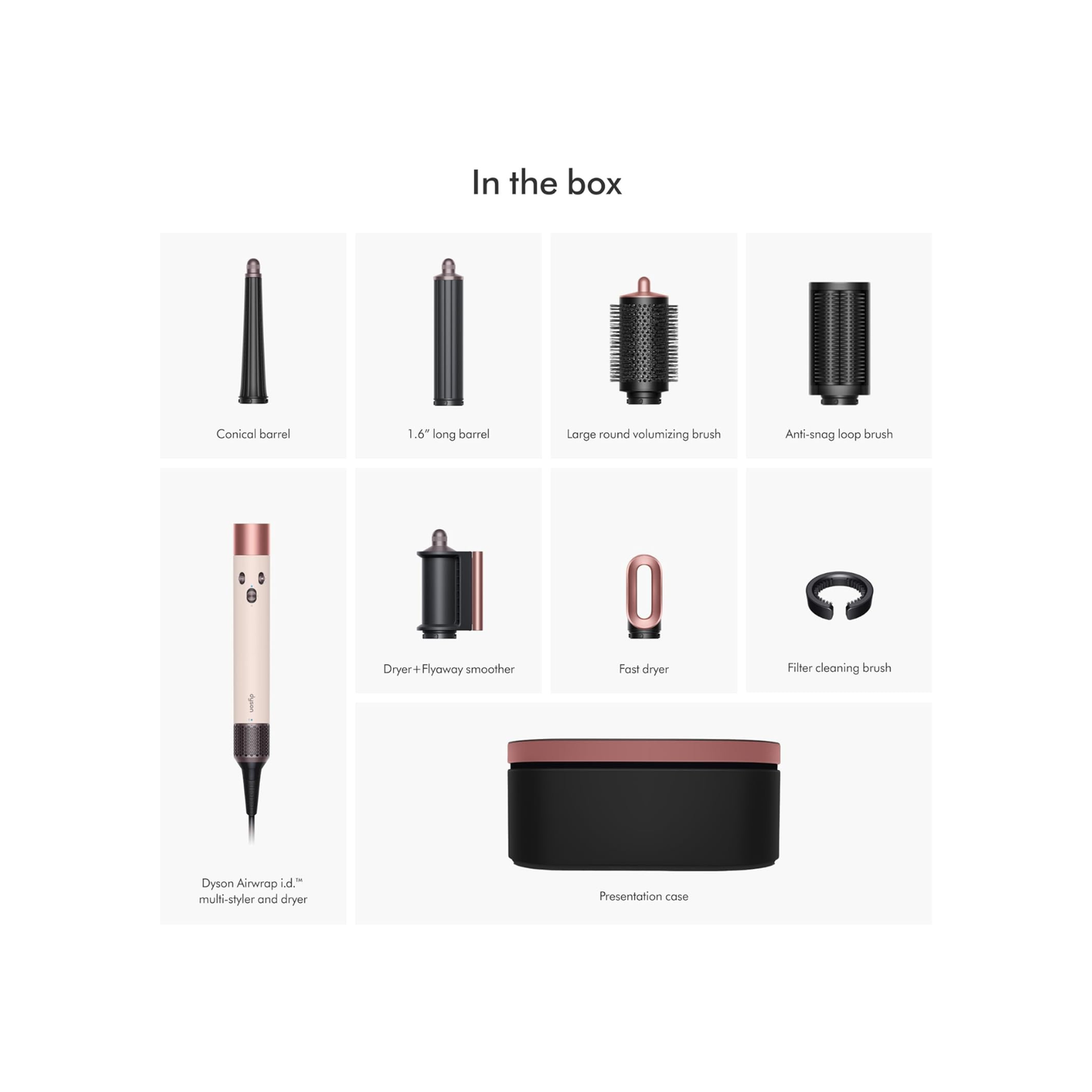 Dyson Airwrap i.d. Multi-Styler and Dryer Straight+Wavy in Ceramic Pink HS08