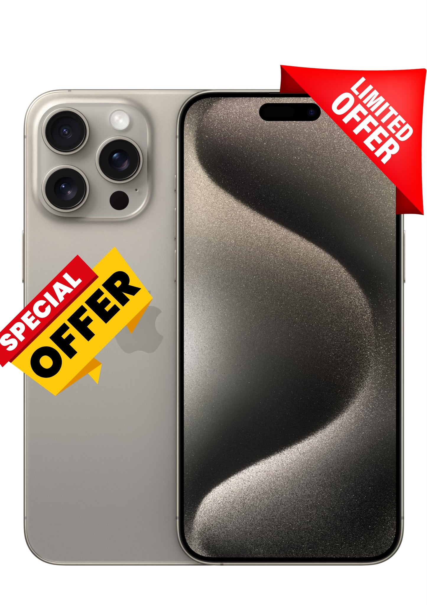 Apple iPhone 15 Pro Max (256 GB) - Natural Titanium